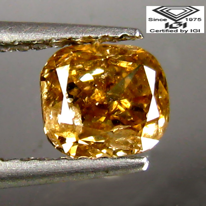 1.03 ct IGI CERTIFIED 100% NATURAL FANCY YELLOW DIAMOND - Picture 1 of 1