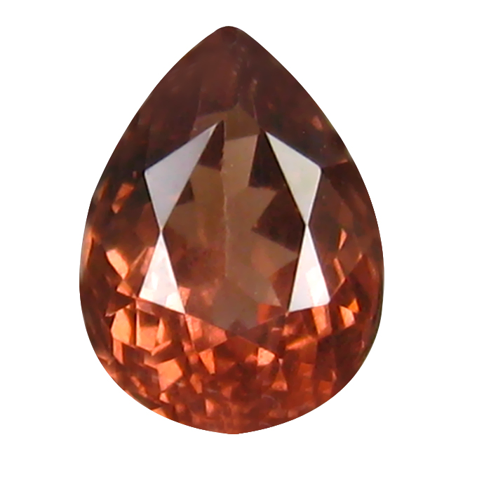 1.59 ct HUGE UNIQUE RARE NATURAL FROM EARTH MINED REDDISH BROWN MALAYA GARNET - Picture 1 of 1